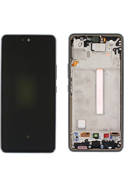 Samsung Οθόνη με μηχανισμό αφής και πλαίσιο για A536B Galaxy A53 5G (Μαύρο) Κ...