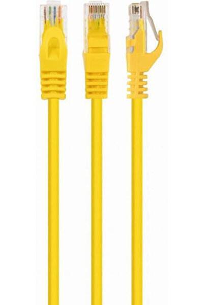 Cablexpert Καλώδιο Ethernet U/UTP Κατηγορίας 6 (Gigabit) 0,5μ Κίτρινο Κωδικός...