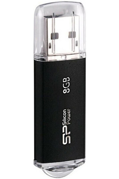 Silicon Power Ultima II-I 8GB USB 2.0 Στικάκι Μαύρο