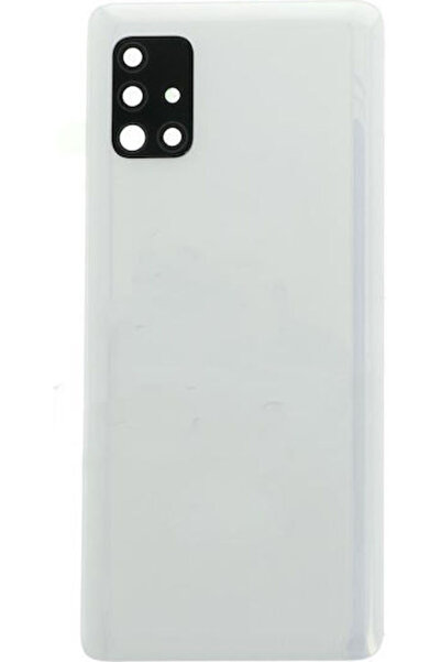 Samsung A516f Galaxy A51 5g Κάλυμμα Μπαταρίας + Κόλλα + Φακός Κάμερας Λευκό Γ...