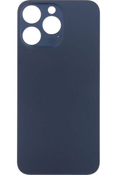 OEM Apple iPhone 15 Pro Max Κόλλα Πόρτας Μπαταρίας Μεγάλη Οπή Μπλε Λογότυπο Τ...