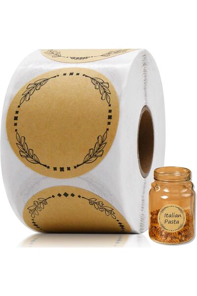 NALACAL 500 Pcs Gift Tag Name Labels Stickers for Storage Bins, Jars, and Bot...