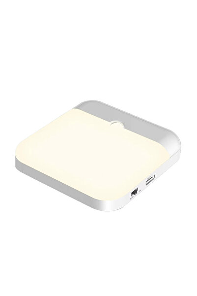 YBOSHOP Lampa LED portabila cu senzor de miscare, USB, lumina calda/rece, alb...