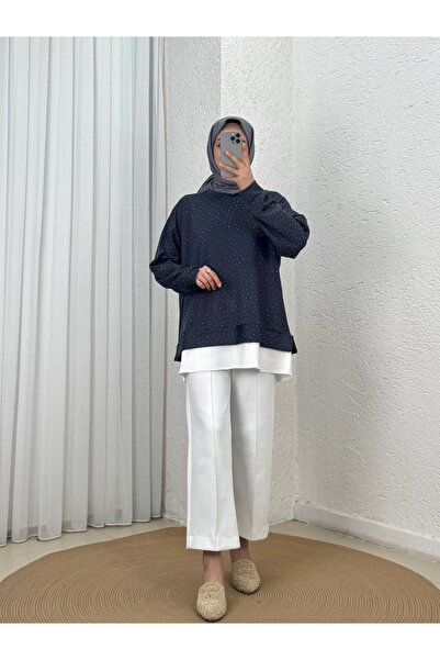 Holehola Oak Under-Pleated Stone Tunic-Mf1894 Anthracite
