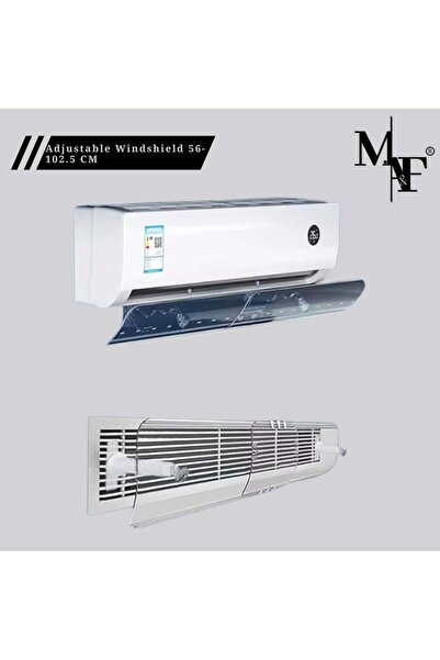 M.A&F's Central Air Deflector, Split Air Conditioner Deflector Adjustable Siz...