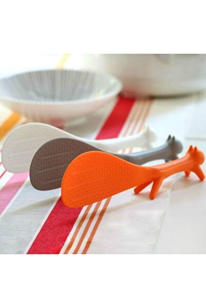 Arabest 3-Pack Squirrel Shape Standing Rice Scoop,Non-Stick Cooking Utensil,C...