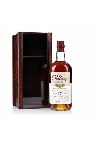 MALECON Rom Rare Proof Woodbox , 17 Ani, 51.2%, 0.7L