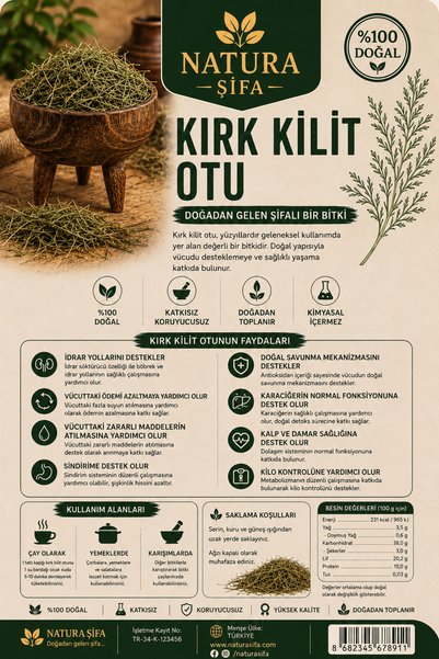 Natura Şifa 250Gr Kırk Kilit Otu Natural Dried Kırk Kilit Otu Herbal Tea Additive-Free Herbal Product