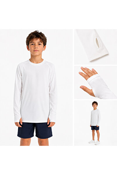 raru Too Uv 30 Protected Stretch Base Layer Lucis White