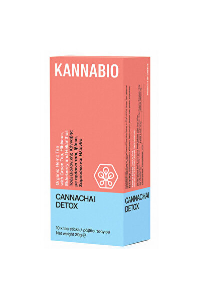 KANNABIO Καννατσάι Ντιτόξ Βιολογικό Τσάι Κάνναβης με Πράσινο Τσάι, Ιβίσκο, Σα...