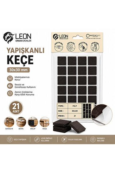 KarapolatYapı Yapışkanlı Keçe Masa Zemin Ayak Koruyucu Parke Koruyucu Yapışka...