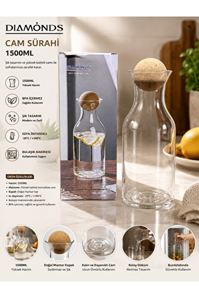 Genel Markalar CAM SU ŞİŞESİ 1500ml