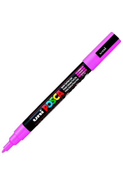 UNİ-BALL Posca 0.9-1.3 Water-Based Poster Marker Pink N Pc-3M Pink (N)
