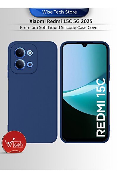 Wtech Xiaomi Redmi 15C 5G 2025 Premium Soft Liquid Silicone Case Cover