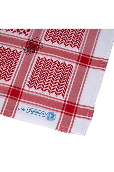 GENERAL Royal Shemagh Blue Seal Super Deluxe - Premium Cotton - Red and White...