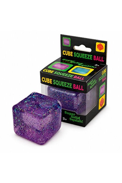 OEM Jucarie Cub Squishy Antistres, Ice Cube din Maltoza cu Sclipici, relaxare...