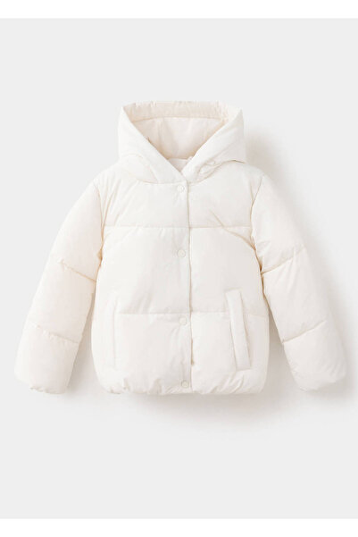 MANGO Kids Kapüşonlu kapitone anorak