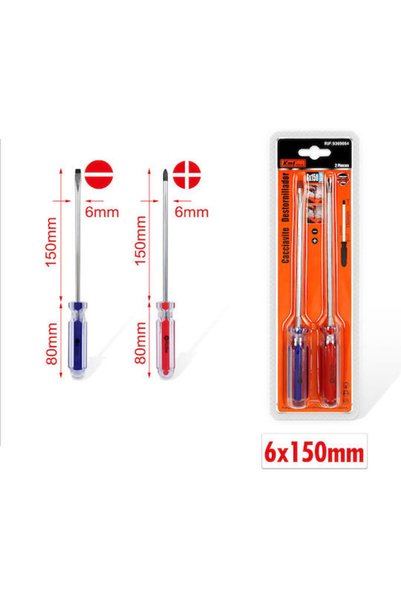 OEM Κατσαβίδι ίσιο με μύτη 6mm