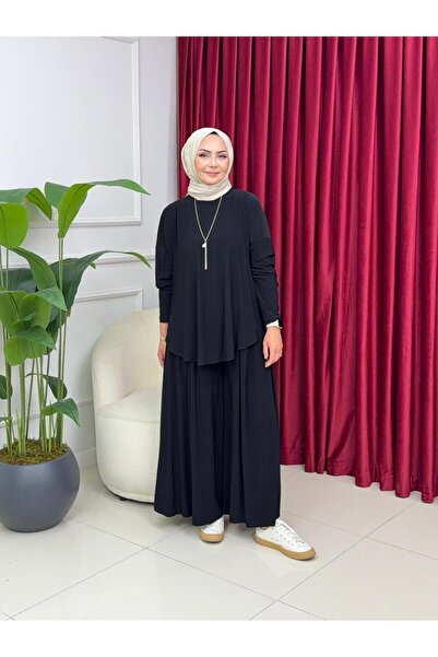 poplinmoda Elora Takım Degaje ikili takım Sandy kumaş -1416