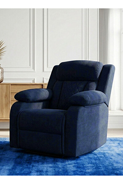 Medical Sleep Harry | Classic Relaxing Recliner Chair with Cups Holder - Navy...