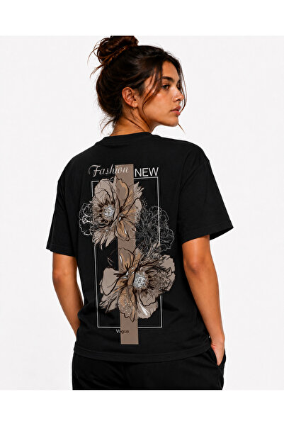 Clothify Unisex Large Size Oversize Fashion New Printed Premium 100% Cotton C...