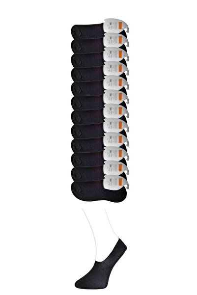 Mestore Black men's ballet socks 12 pairs