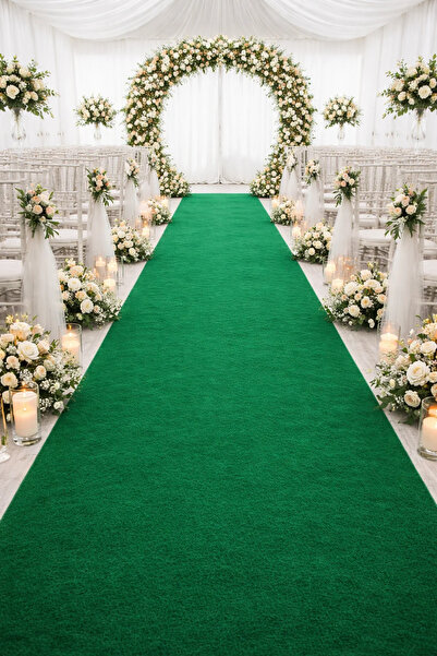 Covorexpert Event Carpet PLAT GREEN, Width 2m, Thickness 1mm, Size 200 x 1200...