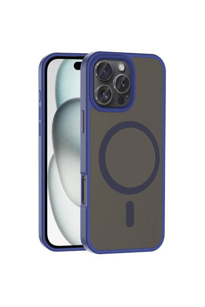 BUTAM BİLİŞİM iPhone 16 Pro Max Case Magsafe Supported Camera Raised Silicone...