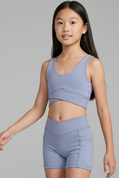 Colorinas Luna Girl's Crop Athlete Shirt