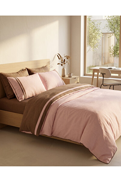 GENÇEV HOME COLLECTİONS 100% Cotton Double 6-Piece Duvet Cover Set (with Sheets)