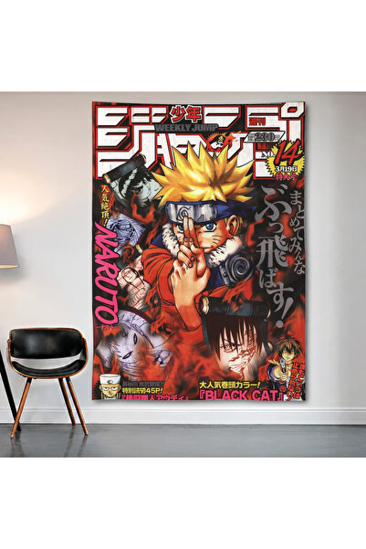 Geek Cultcha Naruto Manga Cover Duvar Örtüsü Duvar Halısı Birinci Kalite Sate...