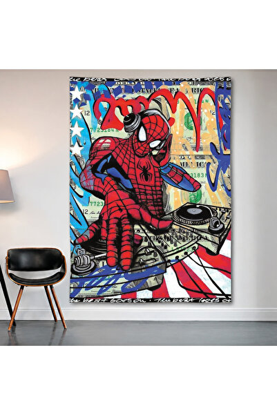 Geek Cultcha Spider-Man Pop Art Wall Covering Wall Tapestry First Quality Sat...