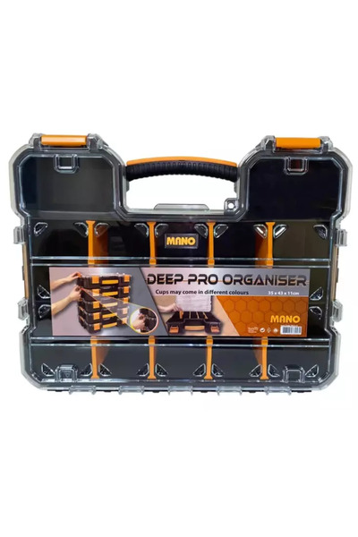 MANO منظم PCS-17 Deep Pro مع فواصل قابلة للتعديل (350×430×110 مم) - تصميم فري...