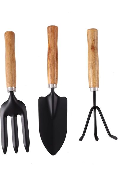 sharpdo 3Pcs Gardening Tools Kit for Home | Hand Cultivator | Hand Trowel | G...
