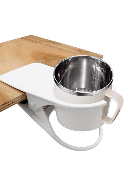 Arabest Desktop Organizer,Drinking Cup Holder Clip,Desk Drink Holder for Wate...