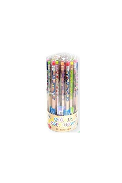PENWORD Creion parfumat Penword, cu guma, arome variate, Multicolor, 36 buc.