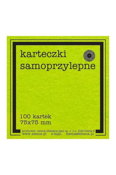 OEM Note adezive Ziemia Obiecana 75x75mm set 100 foi multicolor