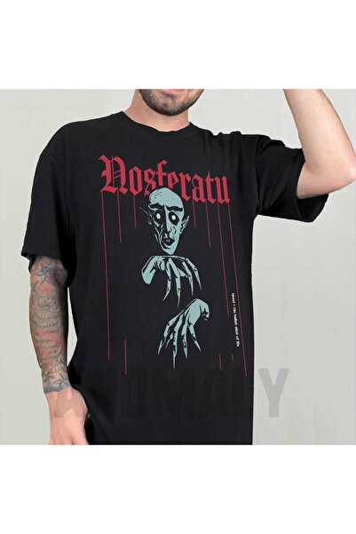 Grafftee Clothing Nosferatu Printed Unisex Oversize T-Shirt