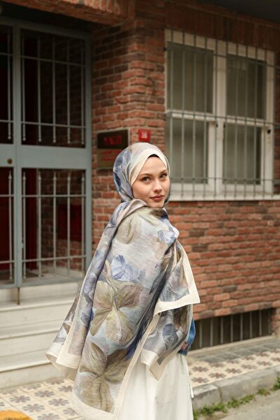 ENRİCO FERRİ Allure Legendary Pattern Tencel Shawl