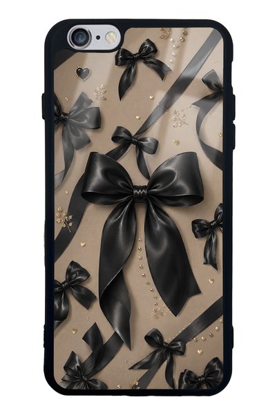 Spoyi iPhone 6 Plus Midnight Bow Design Glossy Phone Case