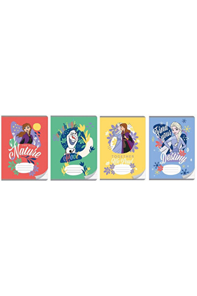 Beniamin Caiet A5 / notebook Frozen, 16 file, liniat triplu, multicolor, 20 buc