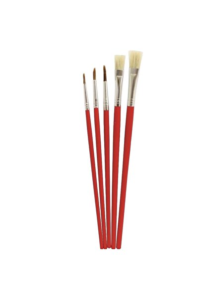 GRAND Set 5 pensule, Grand, Lemn, Rosu