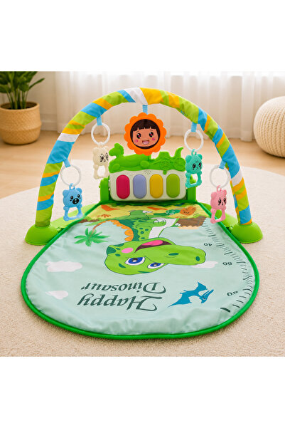 Salamandra Kids Saltea tip Covoraș si Centru de activități bebe, lumini și pi...