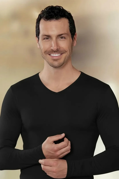 ALFA AKSESUAR 03 Şahinler Lycra Long Sleeve V-Neck E074