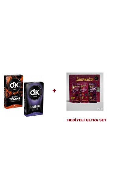 Okey Prezervatif Sımsıkı 10 Lu + Sıcak Temas 10 Lu + Hediyeli ürünü Şahımerda...