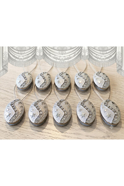 FEDA İSTANBUL 10 Adet Perde Mandalı Seti