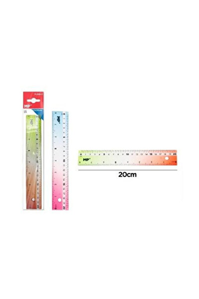 OEM Linijka plastic MP Main Paper multicolor 20cm