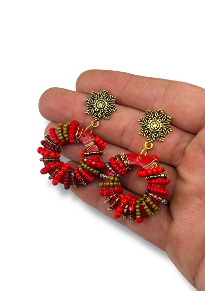 Bozhi أقراط مصنوعة يدويًا بتصميم خاص كهدية