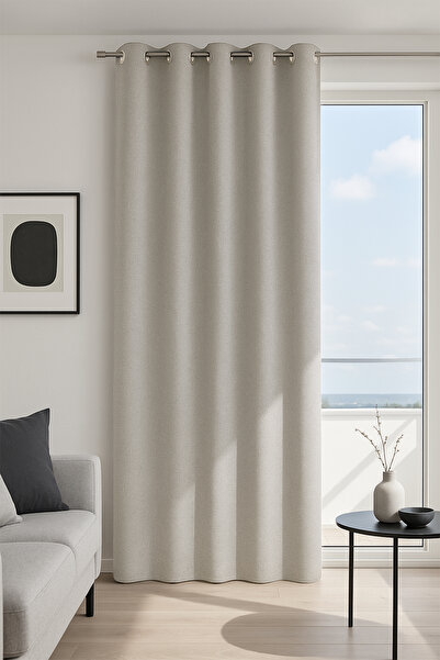 Premier Home Κουρτίνα φόντου Ibiza Ecru Ειδικού Μεγέθους 220X260 1x2 Πιέτες