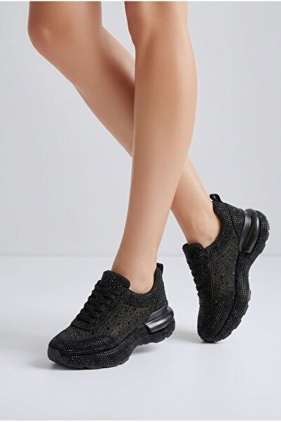 Alphus Vollex High-Sole Imported Stone-Studded Stylish Women's Casual Sneakers